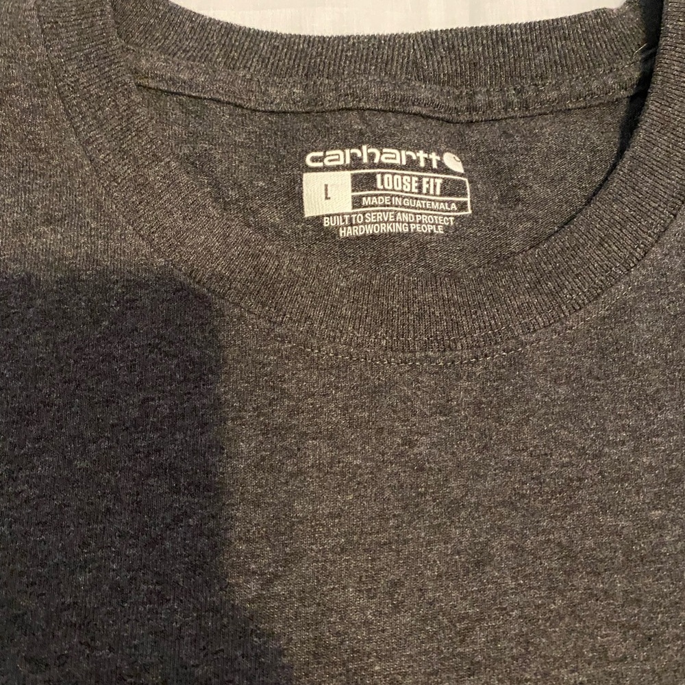 Carhartt Men's Gray T-Shirt SIZE L - Picture 7 of 9